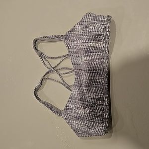 lululemon athletica Black and White Strappy Bra
